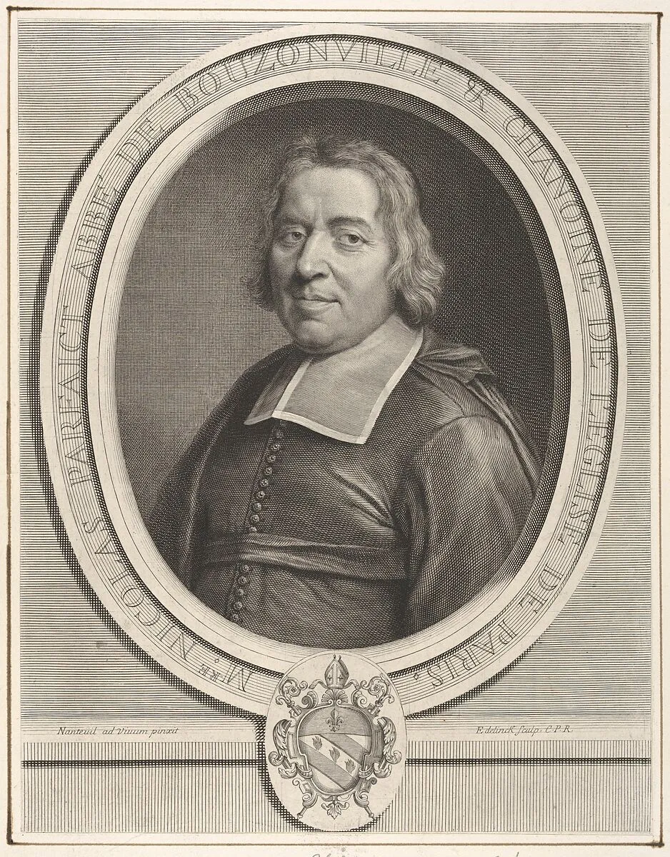 Nicolas Parfaict Abbé de Bouzonville — Gérard Edelinck|Robert Nanteuil