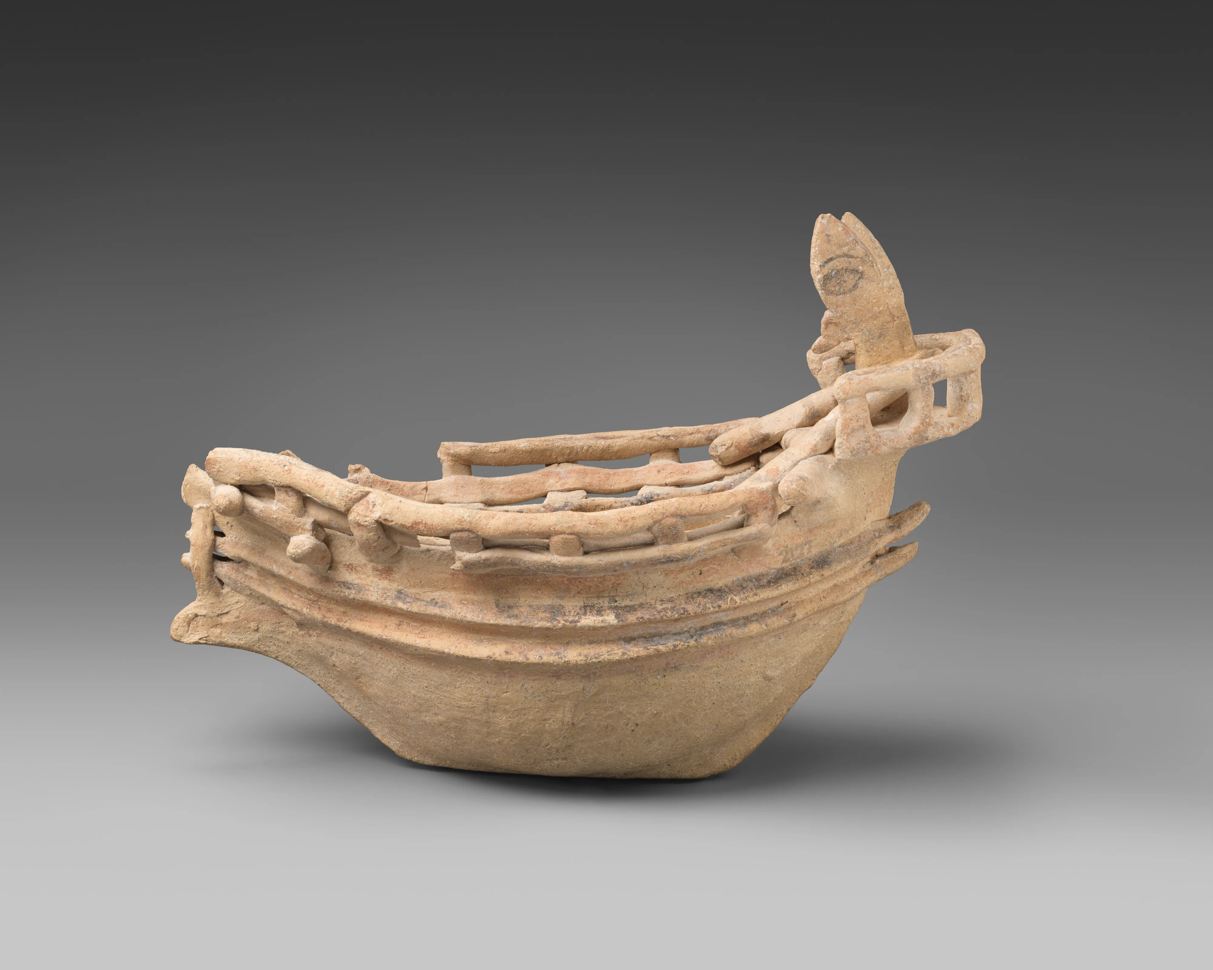 Terracotta model of a ship — Unknown