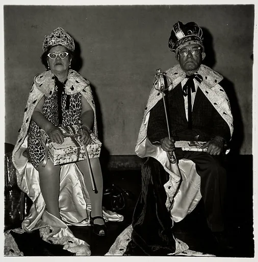 The King and Queen of a Senior Citizens Dance, N.Y.C.