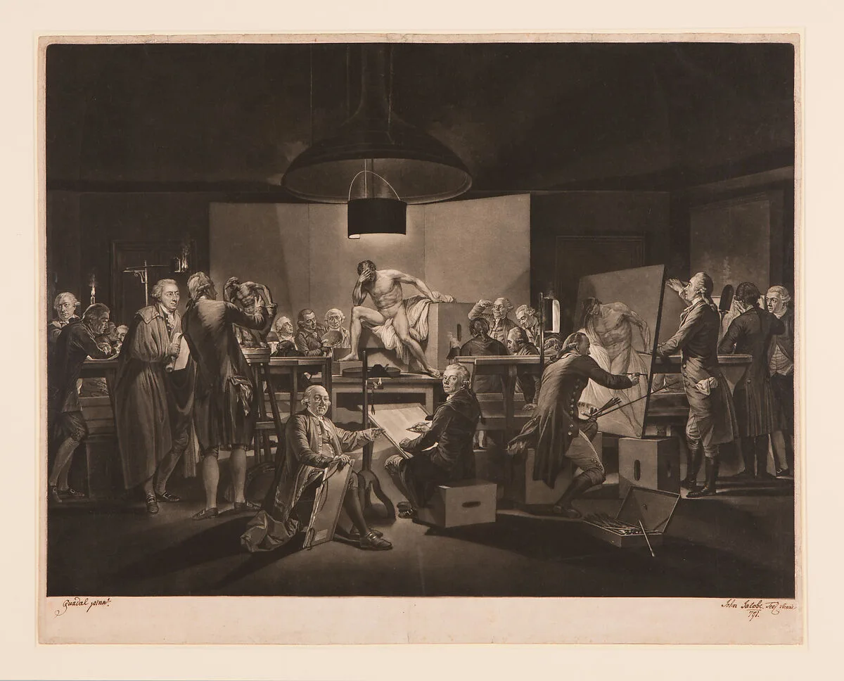 The Life Class of the Vienna Academy — Johann Jacobe|Martin Ferdinand Quadal