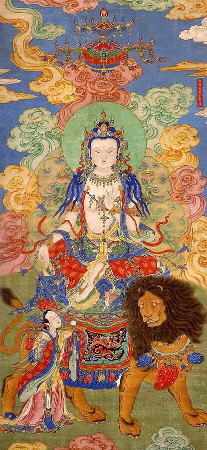清 佚名 大勢至菩薩像 軸|Mahasthamaprapta Bodhisattva — Unidentified artist