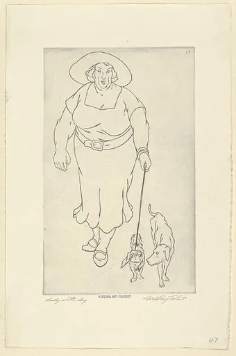 Lady with Dog