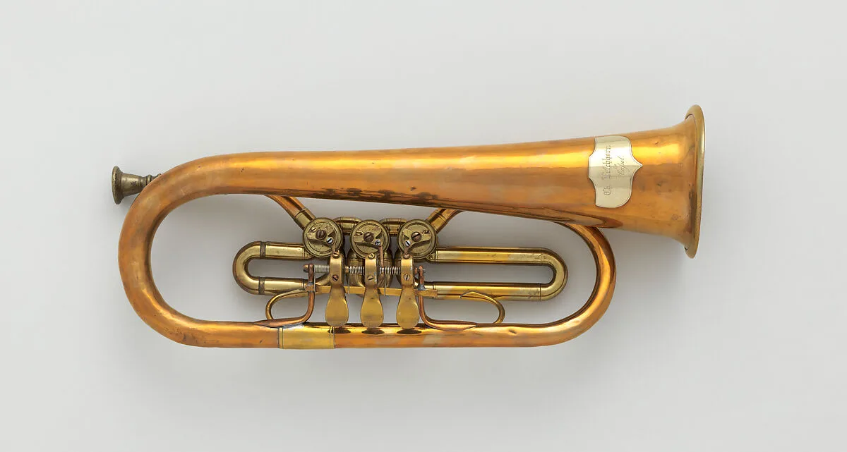 Flügelhorn (valve bugle) in B-flat — Johann David Christian Loeschhorn