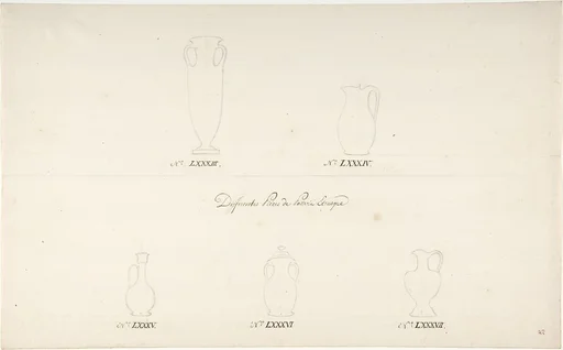 Design for Five Vases
