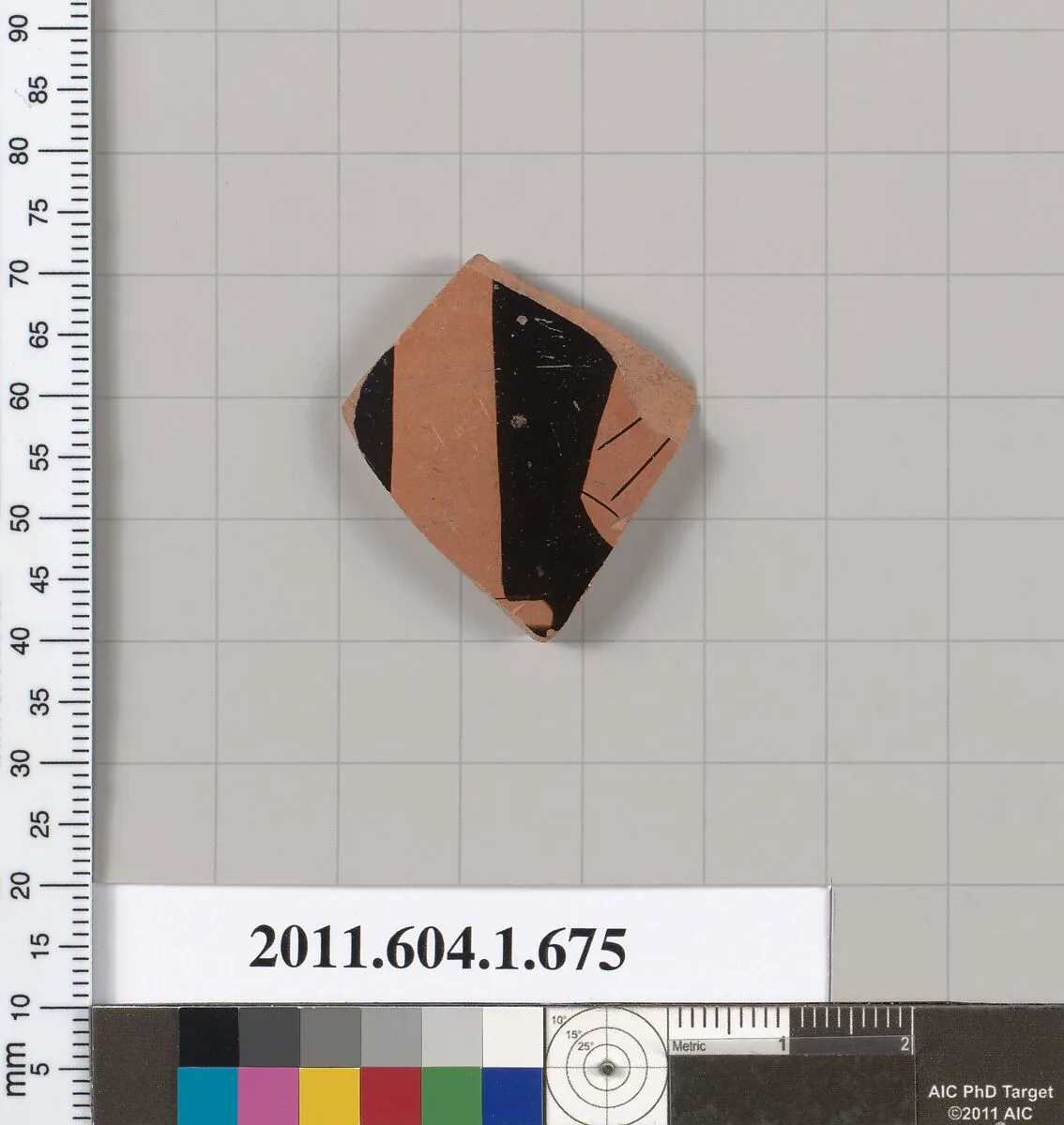 Terracotta fragment of a kylix (drinking cup) — Unknown