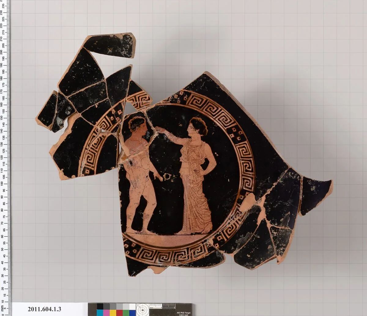 Terracotta kylix (drinking cup) — Unknown