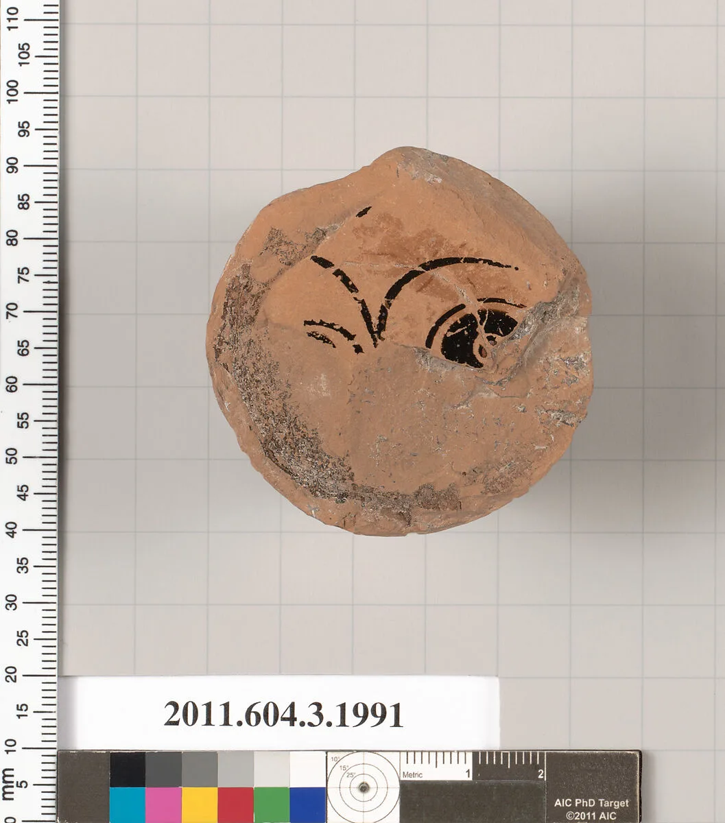 Terracotta fragment of a kylix (drinking cup) — Unknown