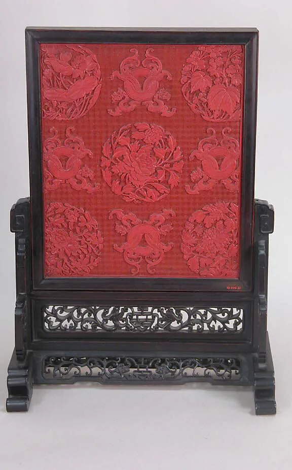 漆器插屏|Table screen — Unknown