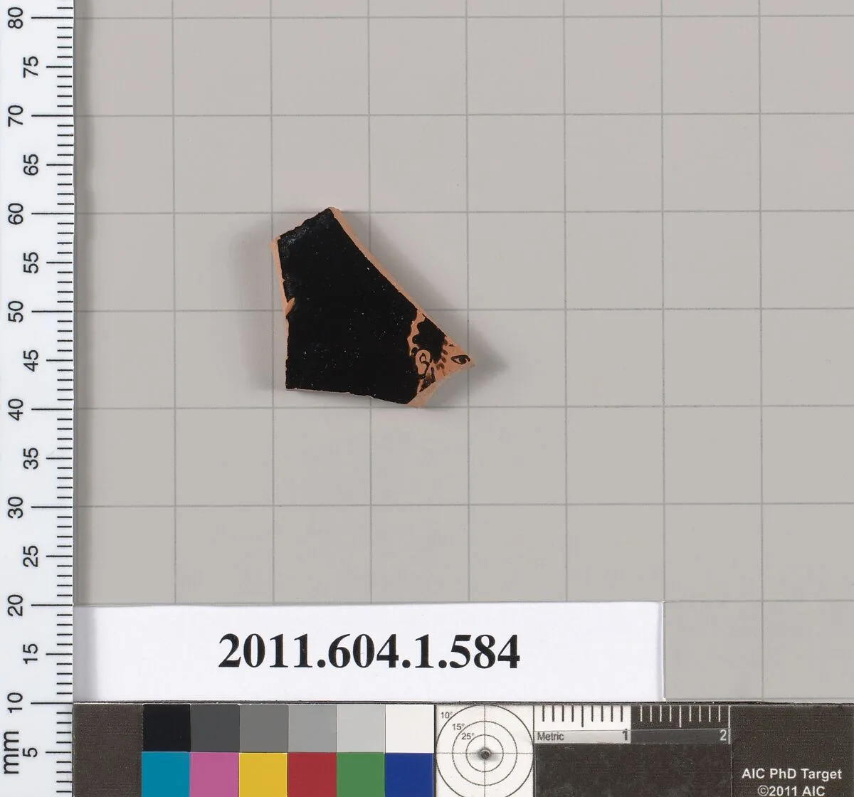 Terracotta fragment of a kylix (drinking cup) — Unknown
