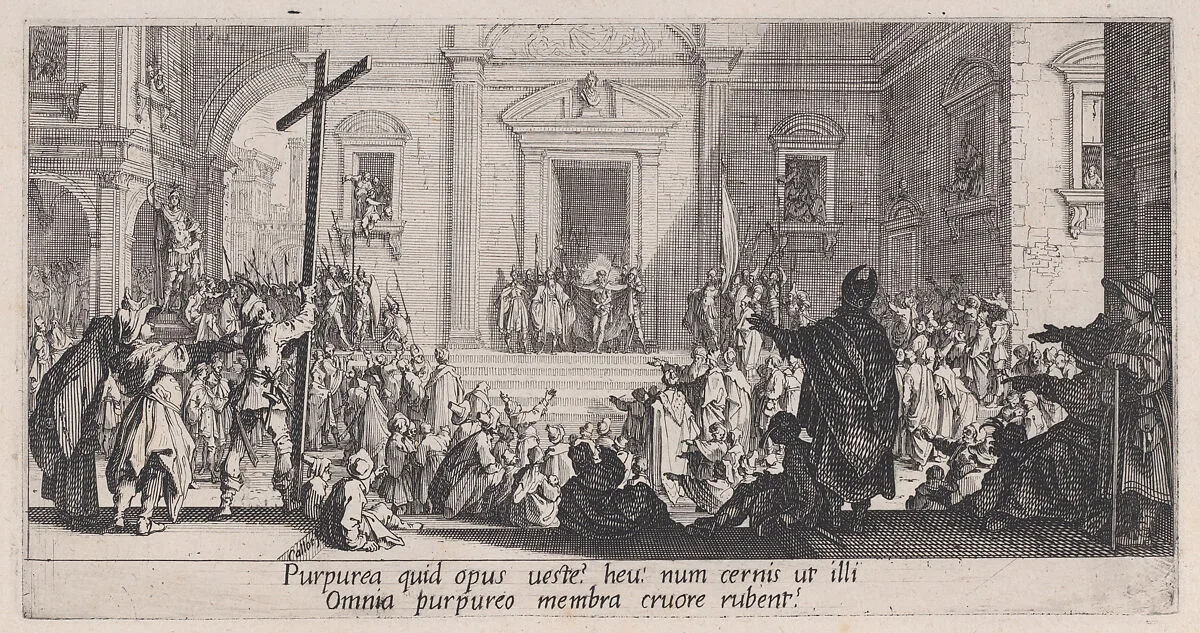 La Présentation au Peuple (The Presentation of Christ to the People), from La Grande Passion (The Large Passion) — Jacques Callot