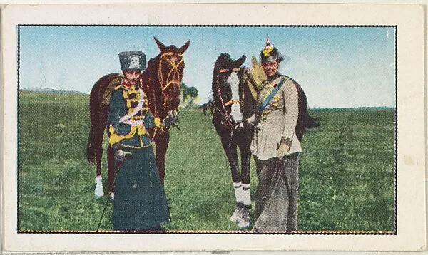 Card No. 192, Crown Princess at the Front, from the World War I Scenes series (T121) issued by Sweet Caporal Cigarettes — Underwood & Underwood|American Tobacco Company