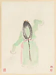 近代 吳作人 西藏舞女 軸|Tibetan Dancer — Wu Zuoren