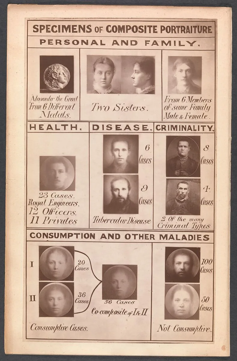 Frontispiece of Inquiries into Human Faculty and its Development — Francis Galton