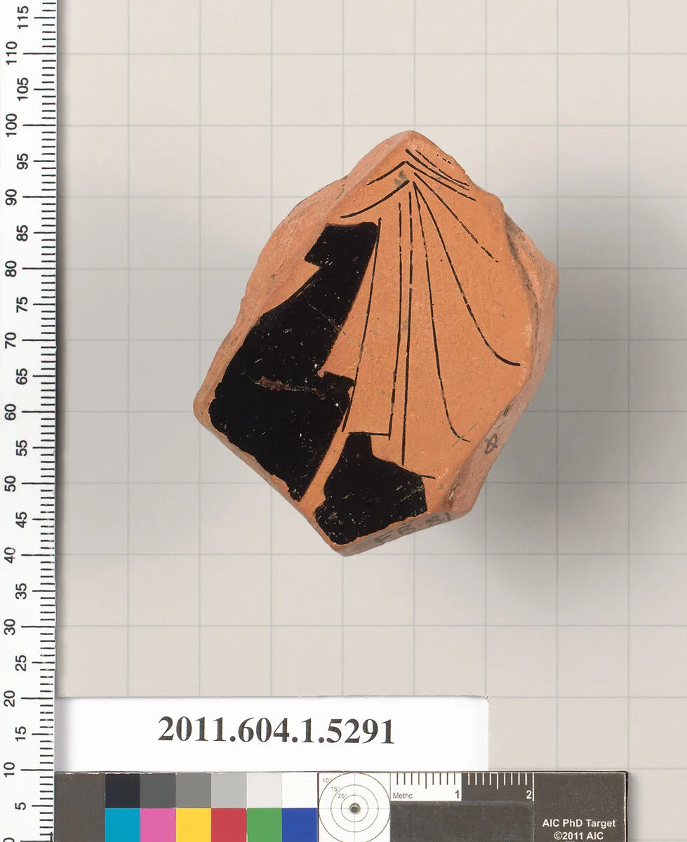 Terracotta fragment of a kylix (drinking cup) — Unknown