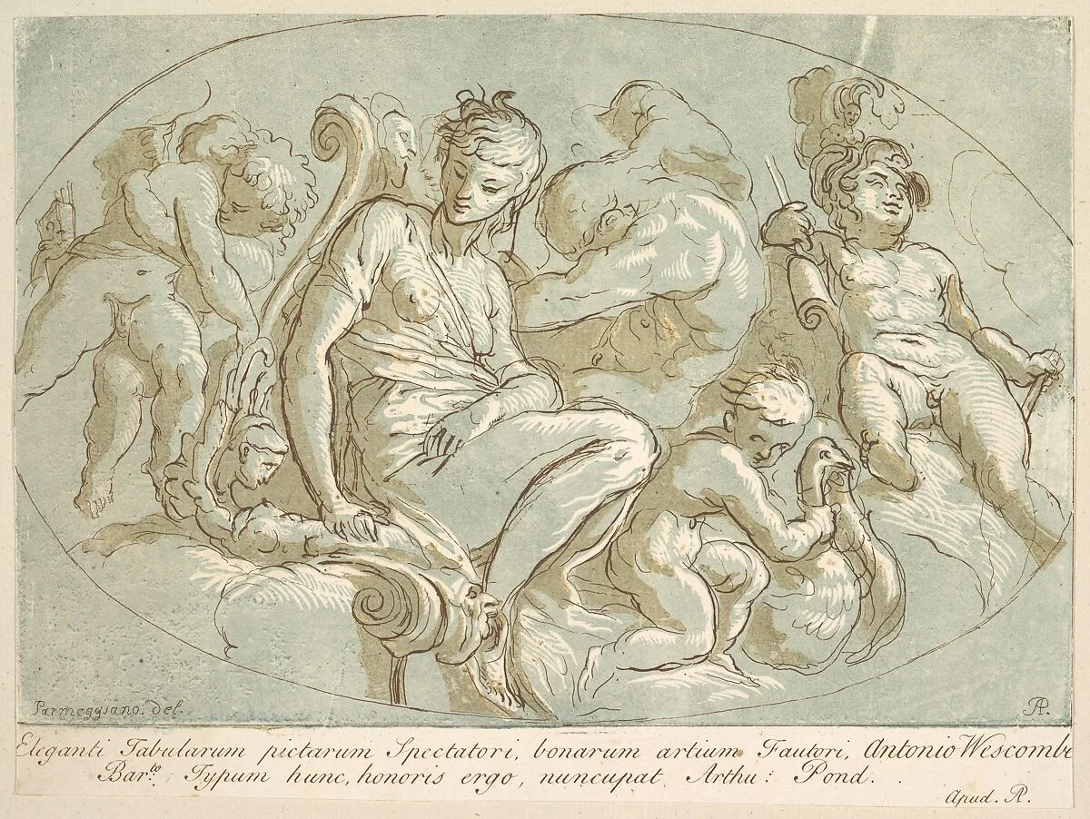 Venus Surrounded by Putti — Arthur Pond|Parmigianino (Girolamo Francesco Maria Mazzola)