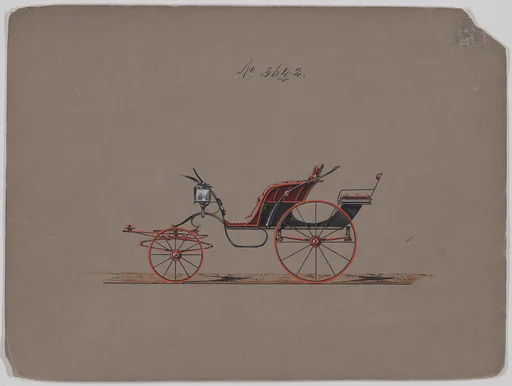 Design for Pony Phaeton, no. 3642