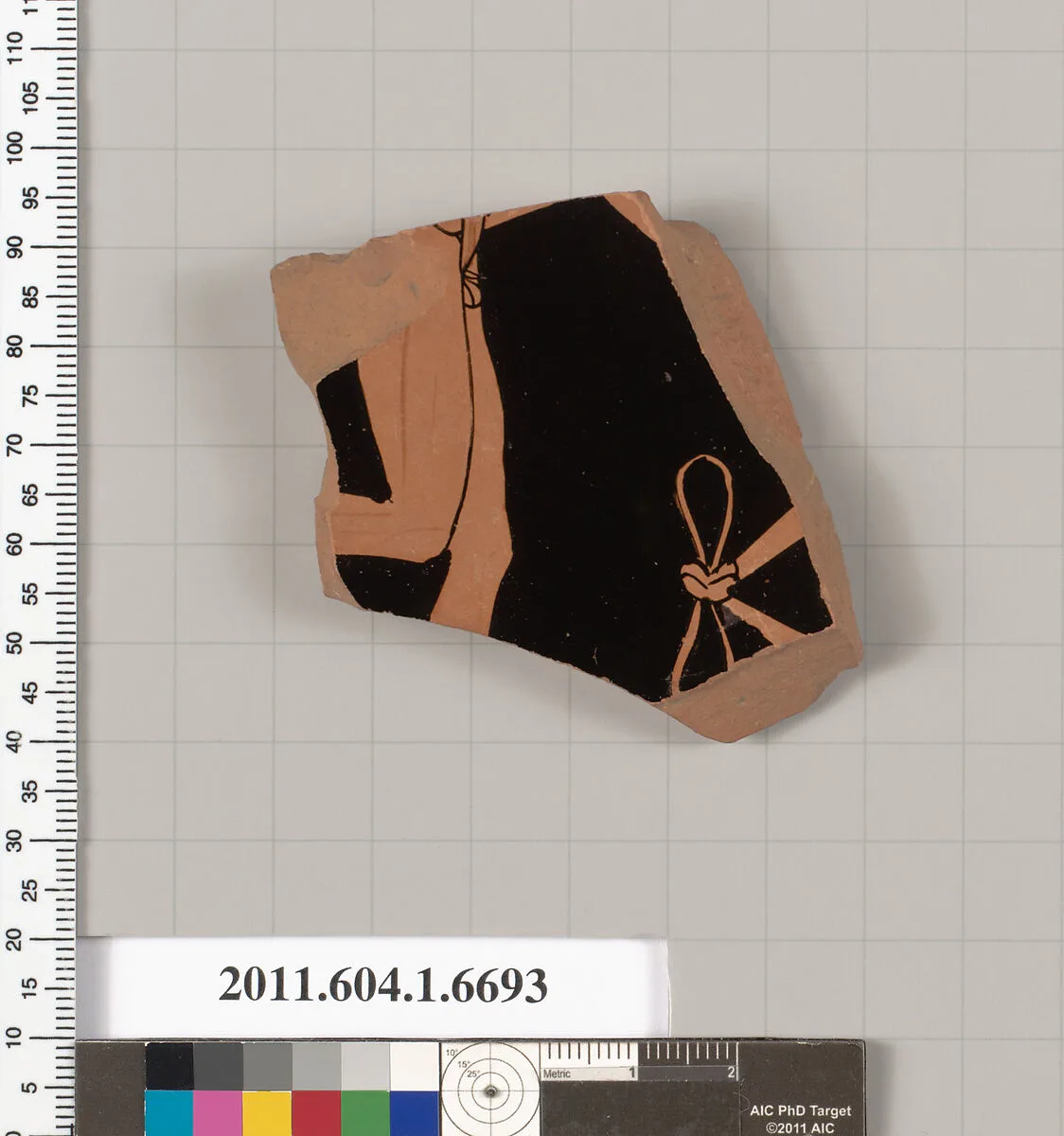 Terracotta fragment of a kylix (drinking cup) — Unknown