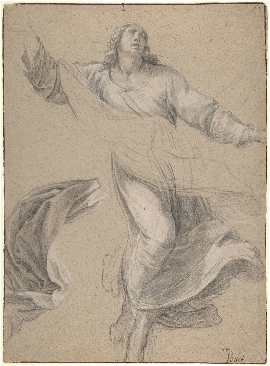 St. Louis in Glory — Simon Vouet