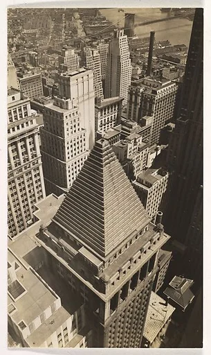 [Aerial View, Lower Manhattan, New York]