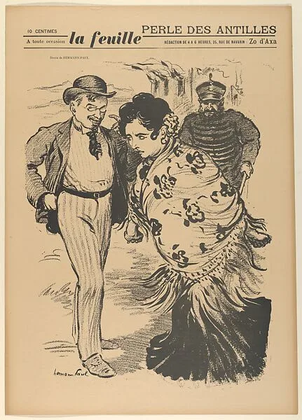 Perle des Antilles (from La Feuille) — René-Georges Hermann-Paul|Zo d'Axa|La Feuille