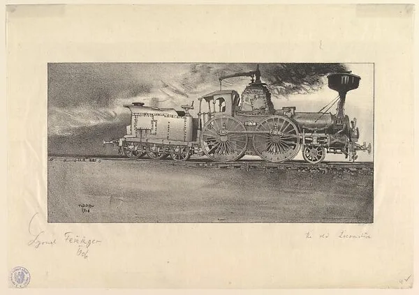 The Old Locomotive (Windspiel) — Lyonel Charles Feininger