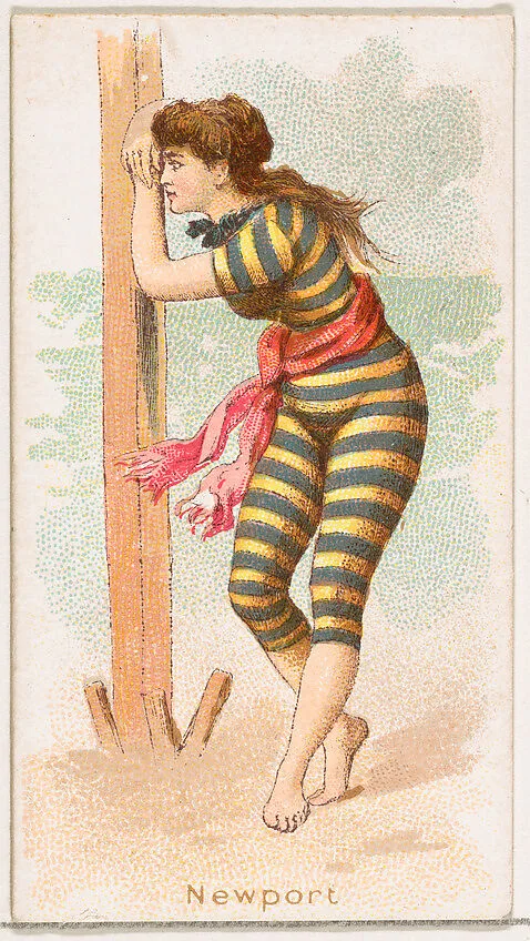 Newport, from the Fancy Bathers series (N187) issued by Wm. S. Kimball & Co. — William S. Kimball & Company