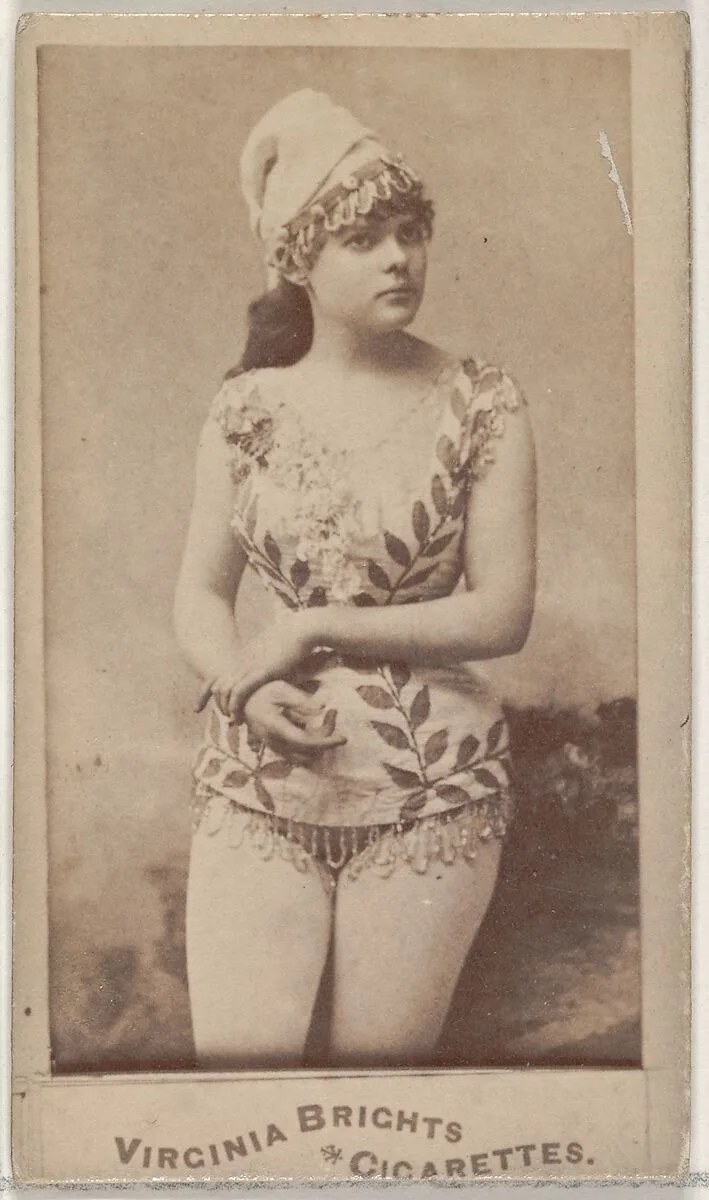 From the Actors and Actresses series (N45, Type 5) for Virginia Brights Cigarettes — Allen & Ginter