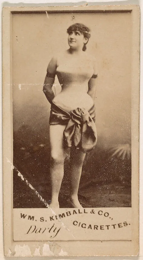 Miss Darly, from the Actresses series (N203) issued by Wm. S. Kimball & Co. — William S. Kimball & Company