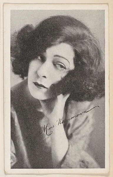 Mme. Nazimova from Kromo Gravure "Leading Moving Picture Stars" (W623) — Kromo Gravure Photo Company, Detroit, Michigan