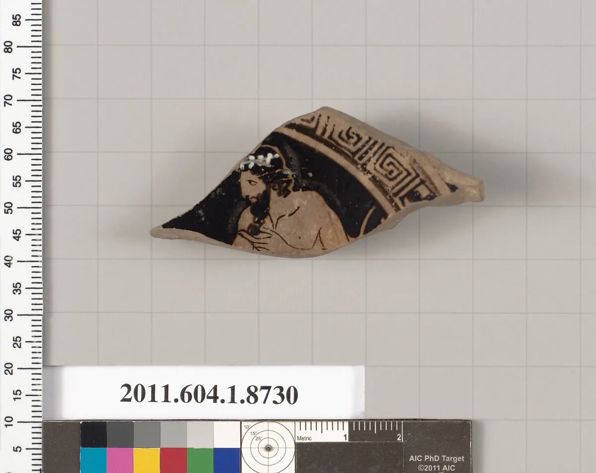 Terracotta fragment of a stemless cup — Unknown