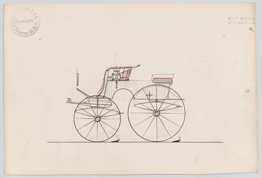 Design for T-Cart Phaeton, no. 3031a