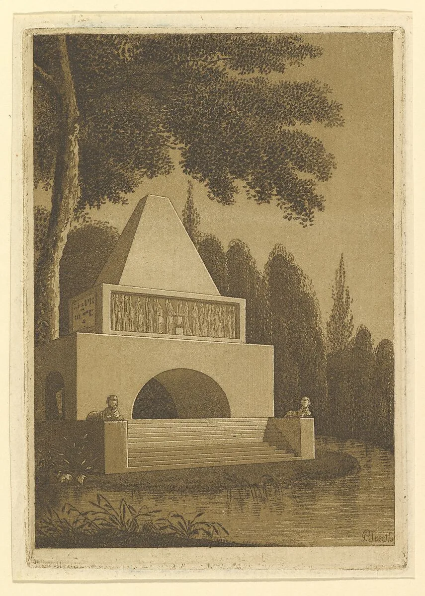 Temple Monument in a Park on a Lake — Peter Speeth