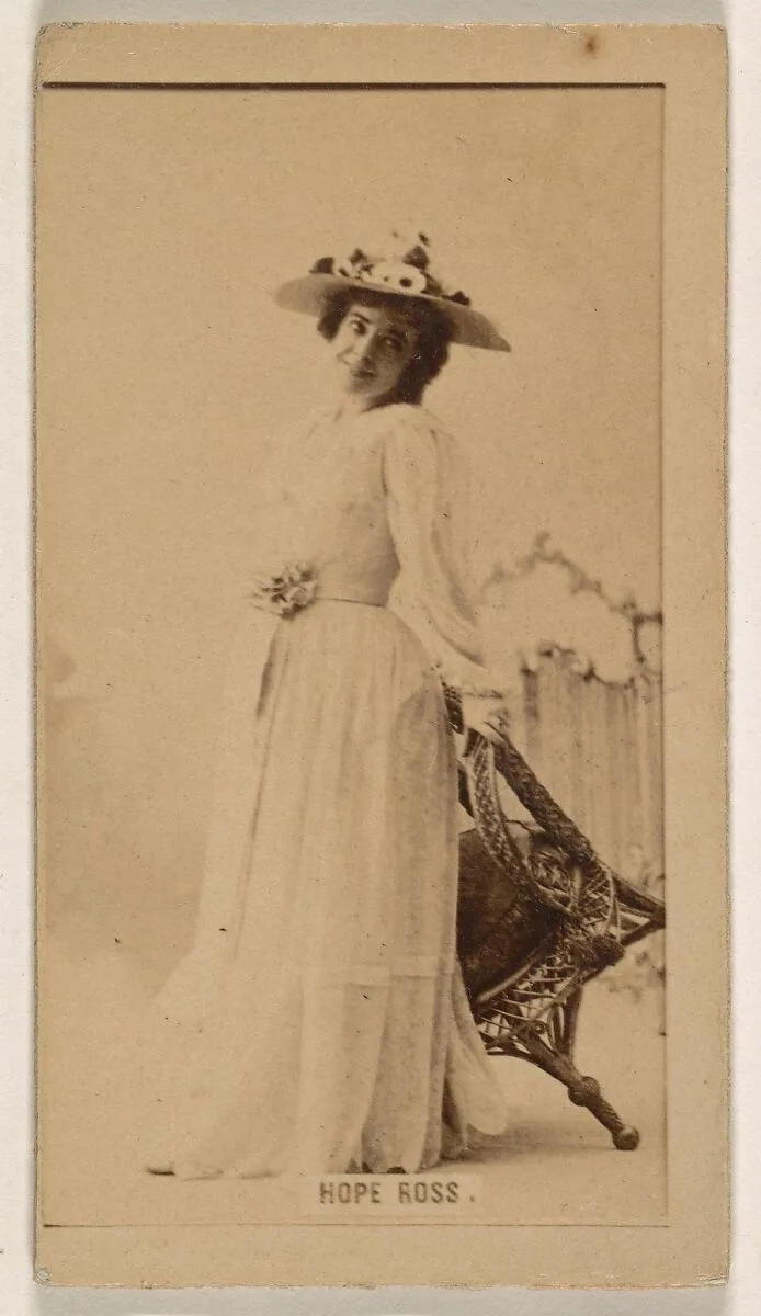 Hope Ross, from the Actresses series (N245) issued by Kinney Brothers to promote Sweet Caporal Cigarettes — Kinney Brothers Tobacco Company