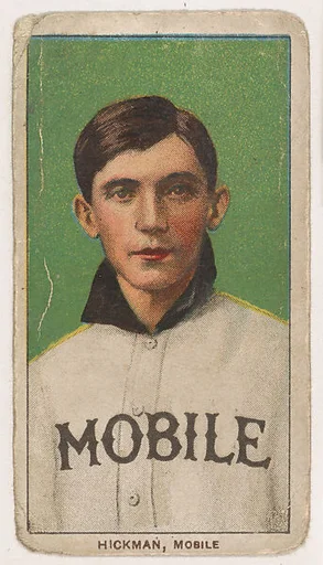 Gordon Hickman, Mobile, from Coupon Cigarettes Baseball Issue, 1910