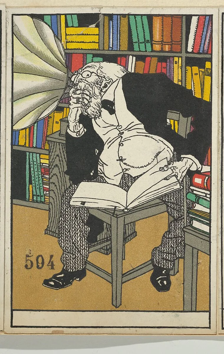 The Dialectician (Der Diaektforscher) — Moriz Jung|Wiener Werkstätte