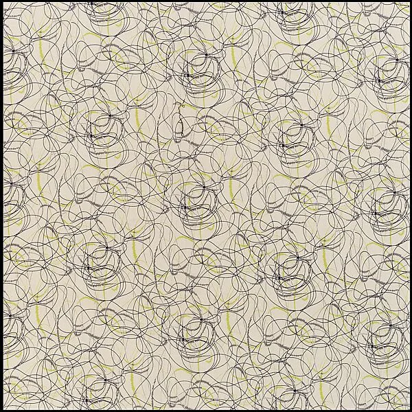 "Americana Print: Thread" Textile — Edward J. Steichen|Stehli Silks Corporation