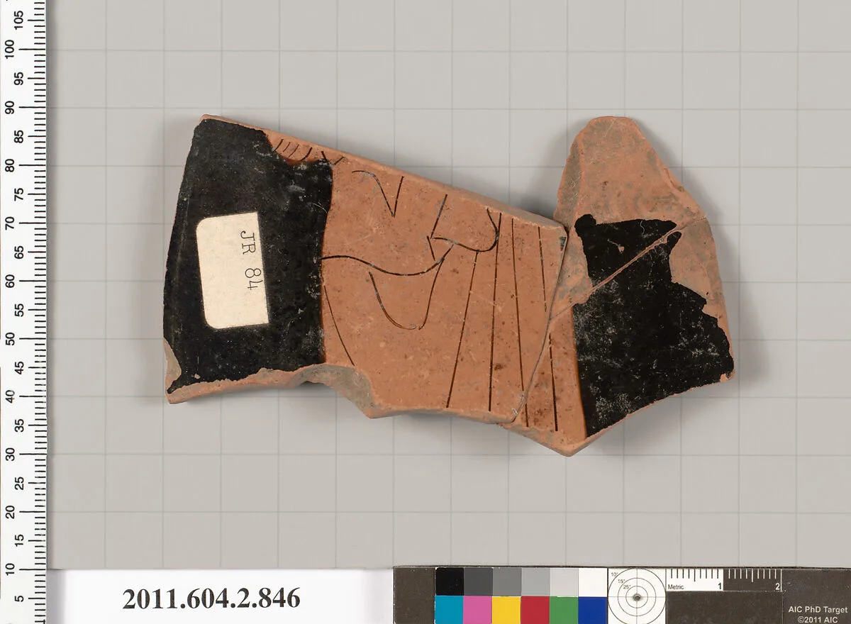 Terracotta fragment of a bell-krater (bowl for mixing wine and water) — Unknown