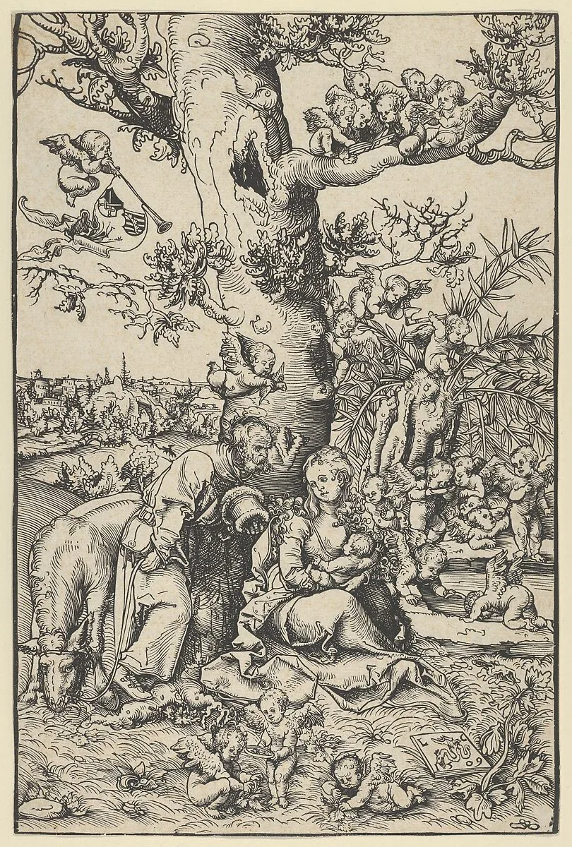 Rest on the Flight into Egypt — Lucas Cranach the Elder