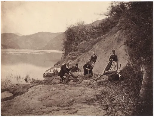[Group Portrait near Fangguangyan Monastery, Fujian]