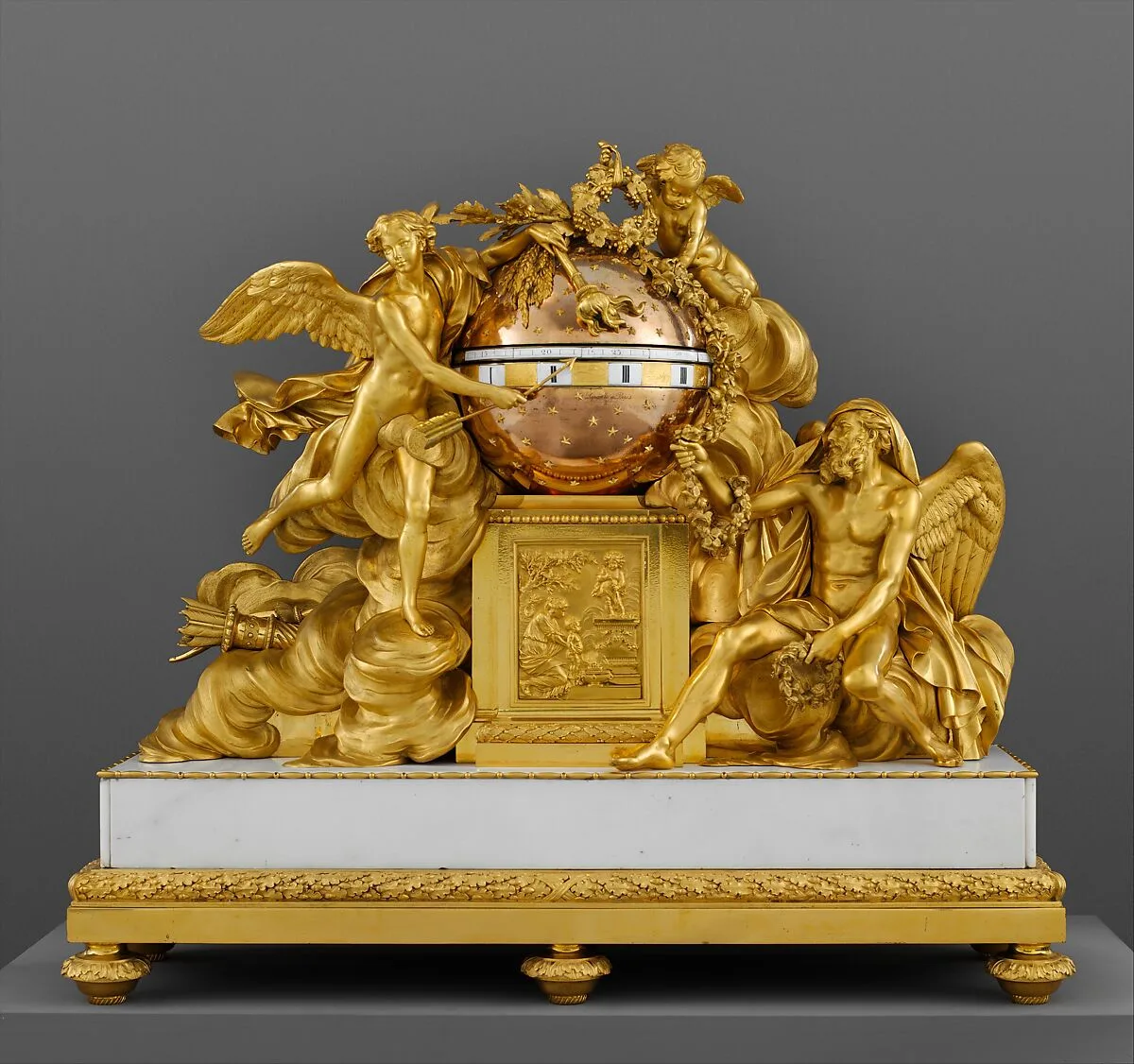 The Triumph of Love over Time — Augustin Pajou|Jean-Baptiste Lepaute|Etienne Martincourt