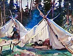 Two Tents — John Whorf