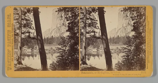 Tutocanula, or El Capitan, 3600 feet, Yosemite Valley, Mariposa County, California