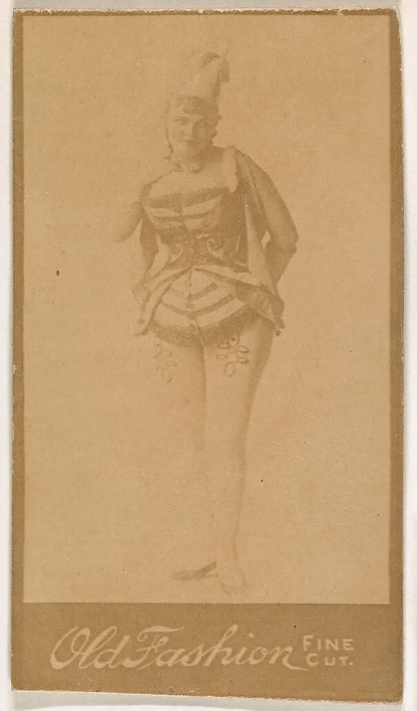 Actress in costume, from the Actresses series (N664) promoting Old Fashion Fine Cut Tobacco — Unknown