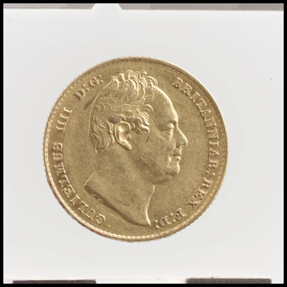William IV sovereign — William Wyon