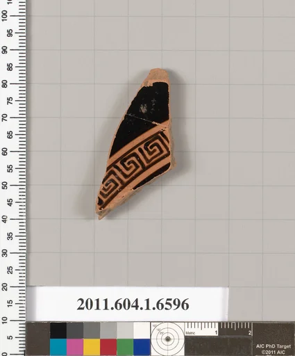 Terracotta fragment of a kylix (drinking cup)