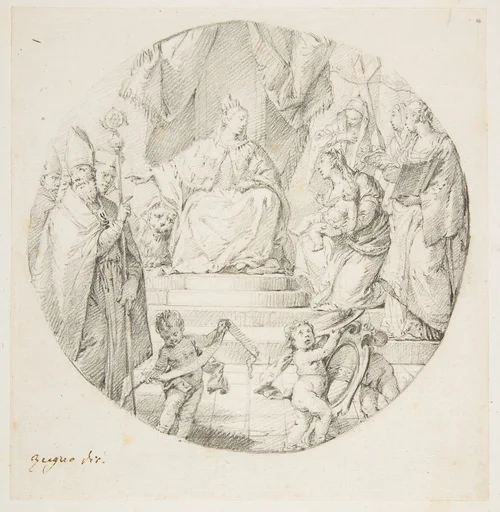 Nobility Presenting an Infant to Venice