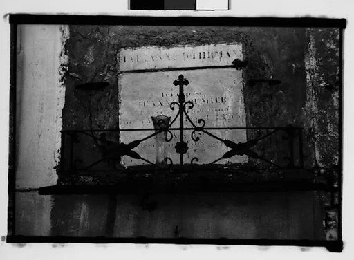 [Wall Tomb Plaque, New Orleans, Louisiana]