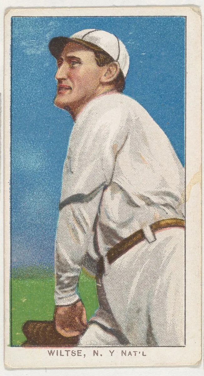 Wiltse, New York, National League, from the White Border series (T206) for the American Tobacco Company — American Tobacco Company