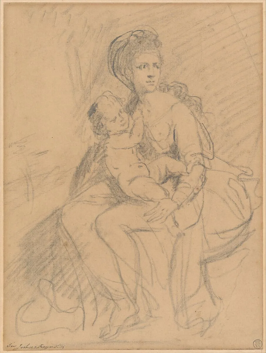 Study of a Woman and Child — Sir Joshua Reynolds