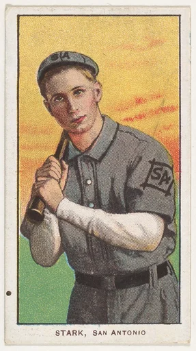 Stark, San Antonio, Texas League, from the White Border series (T206) for the American Tobacco Company